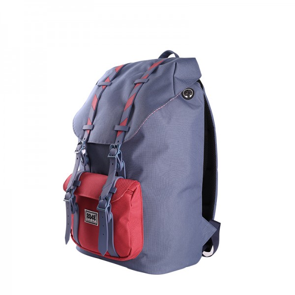 8848 TRAVEL BACKPACK 15,6' UNISEX WATERPROOF BLUE/RED