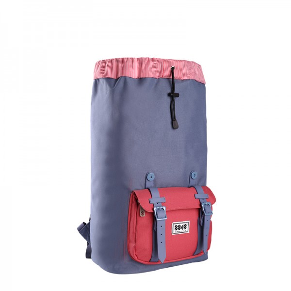 8848 TRAVEL BACKPACK 15,6' UNISEX WATERPROOF BLUE/RED