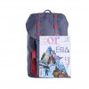 8848 TRAVEL BACKPACK 15,6' UNISEX WATERPROOF BLUE/RED