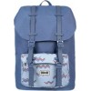 8848 TRAVEL BACKPACK UNISEX WATERPROOF 15,6' DARK BLUE/FADED DENIM WAVE