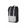 8848 TRAVEL BACKPACK 15,6' UNISEX WATERPROOF BLACK WITH LIGHT GRAY POCKET