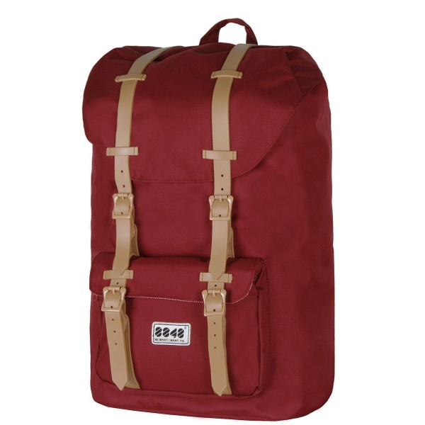 8848 TRAVEL BACKPACK 15,6' UNISEX WATERPROOF BURGUNDY