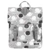 8848 BACKPACK FOR CHILDREN WITH SNAILS PRINT GREY