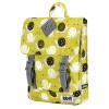 8848 BACKPACK FOR CHILDREN WITH SNAILS PRINT YELLOW