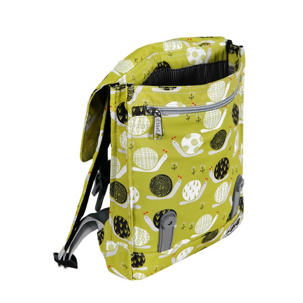 8848 BACKPACK FOR CHILDREN WITH SNAILS PRINT YELLOW