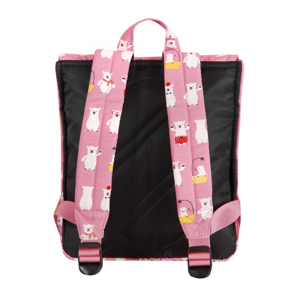 8848 BACKPACK FOR CHILDREN WITH WHITE BEARS PRINT