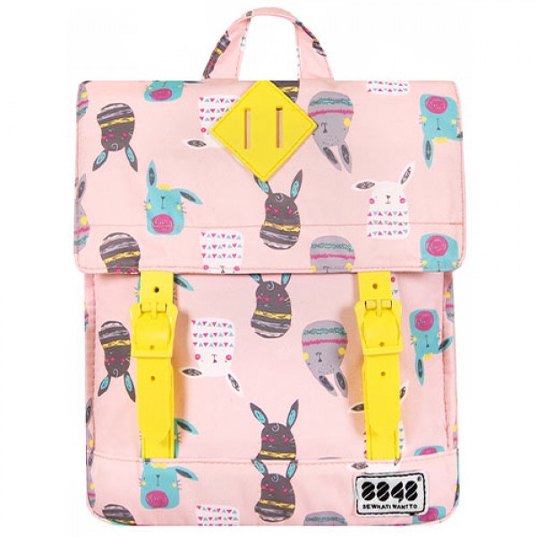 8848 BACKPACK FOR CHILDREN WITH HARES PRINT