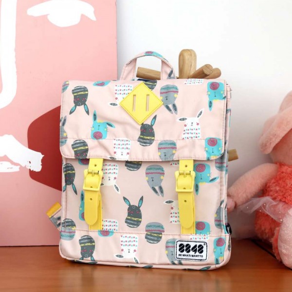 8848 BACKPACK FOR CHILDREN WITH HARES PRINT