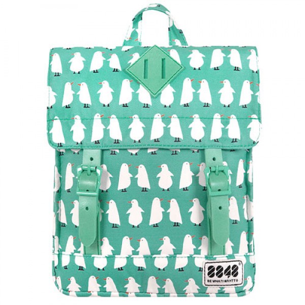 8848 BACKPACK FOR CHILDREN WITH PENGUINS PRINT