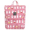 8848 TRAPEZOIDAL BACKPACK FOR CHILDREN WITH WHITE BEARS PRINT