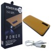 POWER BANK LEATHER 20000MAH 3xUSB BROWN