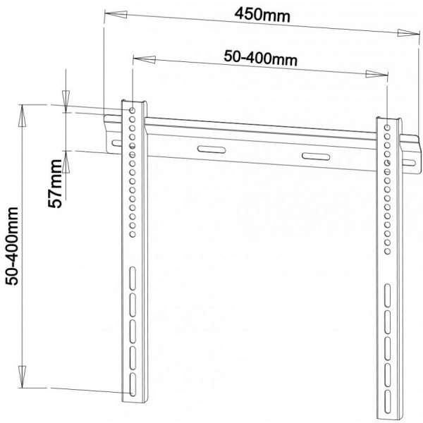 SBOX WALL MOUNT 23' - 55' / 58 - 140 cm