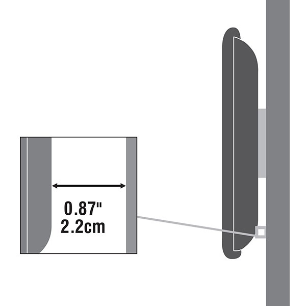 SBOX WALL MOUNT 23' - 55' / 58 - 140 cm