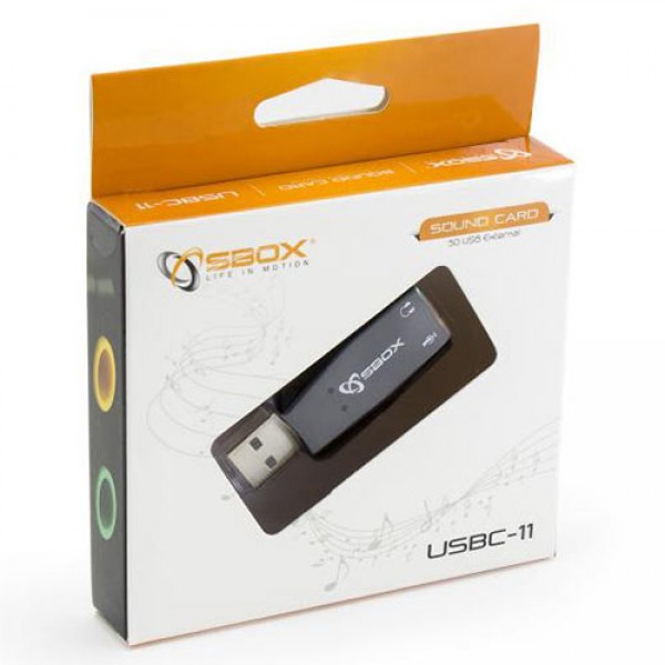 SBOX USB SOUND CARD 5.1 3D