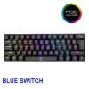 WHITE SHARK MECHANICAL KEYBOARD BLUE SWITCH SHINOBI BLACK