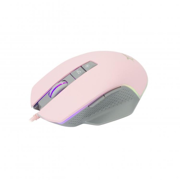 WHITE SHARK RGB GAMING MOUSE GARETH 6400 DPI PINK