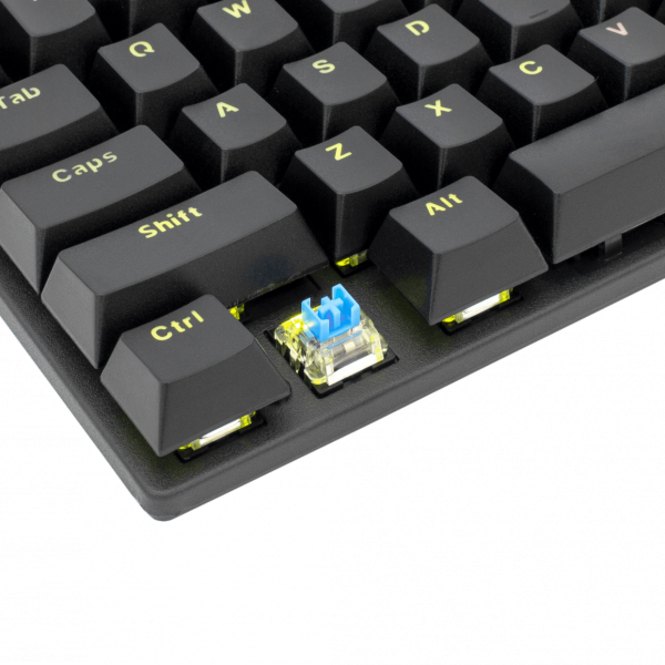 WHITE SHARK MECHANICAL US KEYBOARD COMMANDOS BLACK BLUE SWITCH