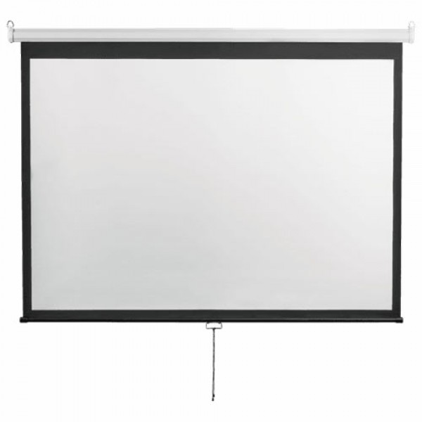 SBOX  MANUAL PROJECTOR SCREEN 240x180 CM