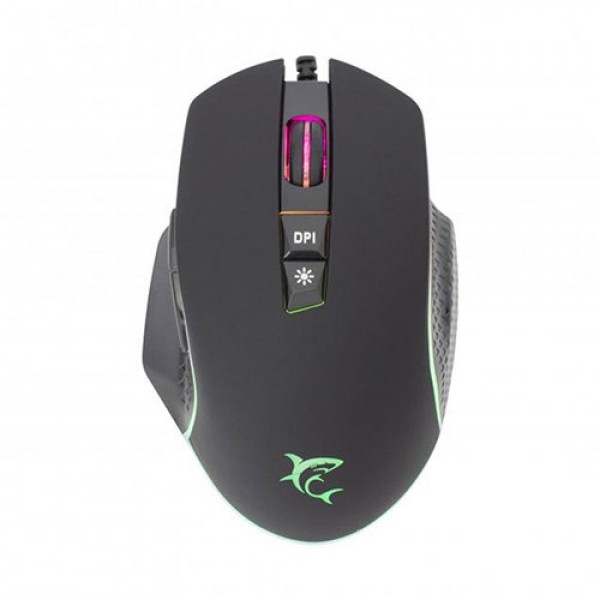 WHITE SHARK RGB GAMING MOUSE GARETH 6400 DPI BLACK