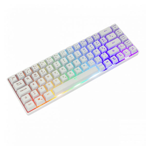 WHITE SHARK RGB GAMING MEMBRANE KEYBOARD RONIN WHITE