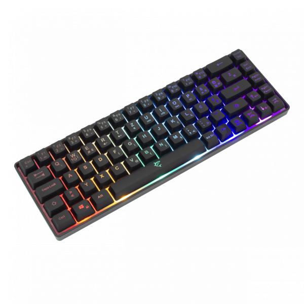 WHITE SHARK RGB GAMING MEMBRANE KEYBOARD RONIN BLACK