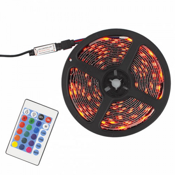 WHITE SHARK RGB LED STRIP + IR REMOTE HELIOS 3M