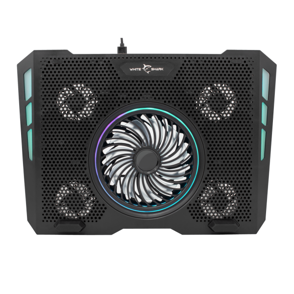 WHITE SHARK RGB COOLING PAD GCP-13 AURORA 5 FANS