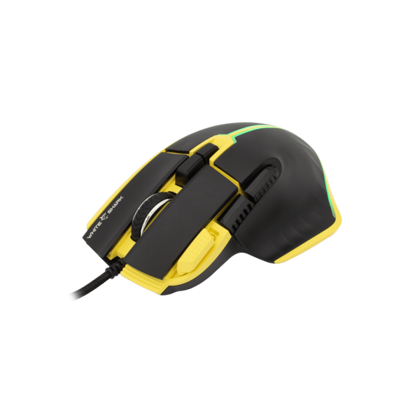 WHITE SHARK GAMING MOUSE GM-9006 MARROK YELLOW 12000DPI