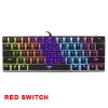 WHITE SHARK MECHANICAL KEYBOARD BLACK RED SWITCH