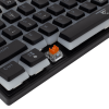 WHITE SHARK MECHANICAL KEYBOARD BLACK RED SWITCH