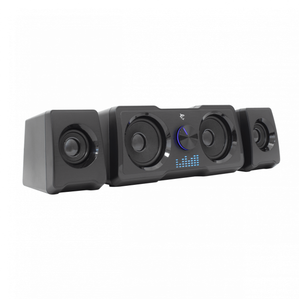 WHITE SHARK RGB GAMING 2.2 SPEAKERS MOOD BLACK