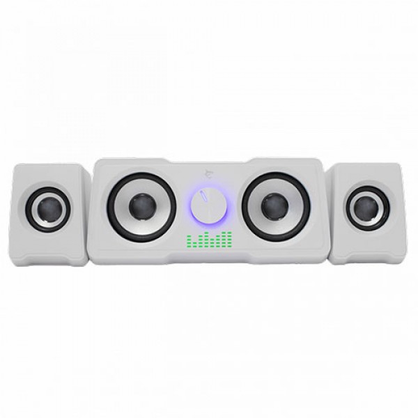 WHITE SHARK RGB GAMING 2.2 SPEAKERS MOOD WHITE