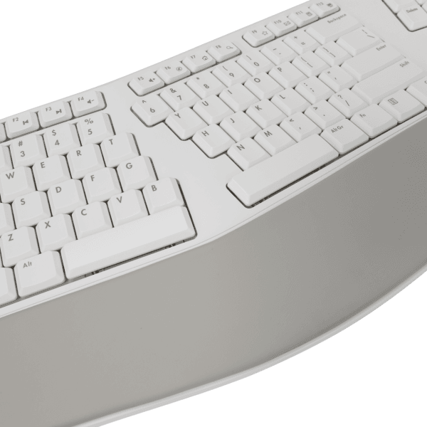 SBOX WIRELESS ERGONOMICAL KEYBOARD WHITE US LAYOUT