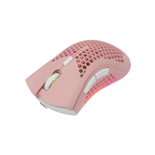 WHITE SHARK WIRELESS 500mAh Li-BAT GAMING MOUSE 10K  LIONEL PINK