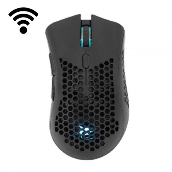 WHITE SHARK WIRELESS 500mAh Li-BAT GAMING MOUSE 10K  LIONEL BLACK