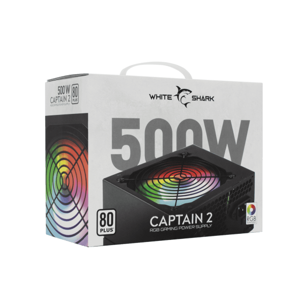 WHITE SHARK GPSU-W500F CAPTAIN-2 500W 80+ RGB