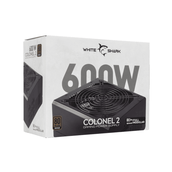 WHITE SHARK GPSU-B600S COLONEL-2 600W 80+ BRONZE FULL MODULAR