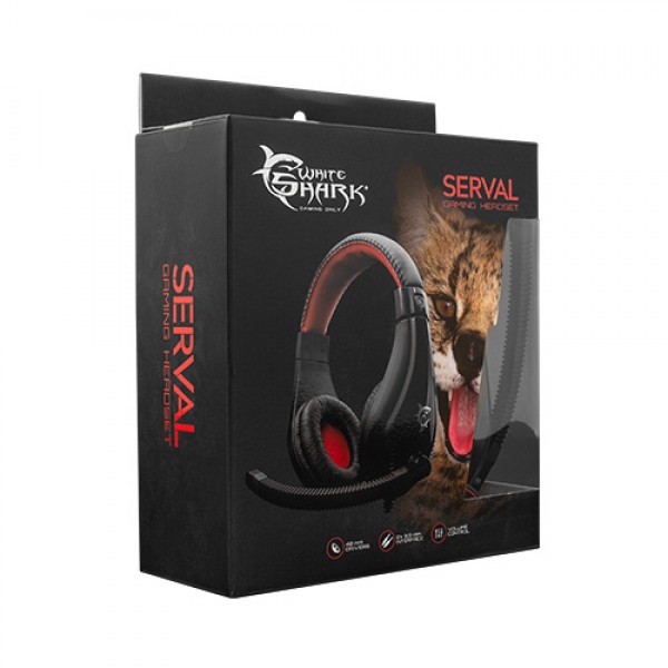 WHITE SHARK GAMING HEADSET 2x3.5MM GH-2040 SERVAL