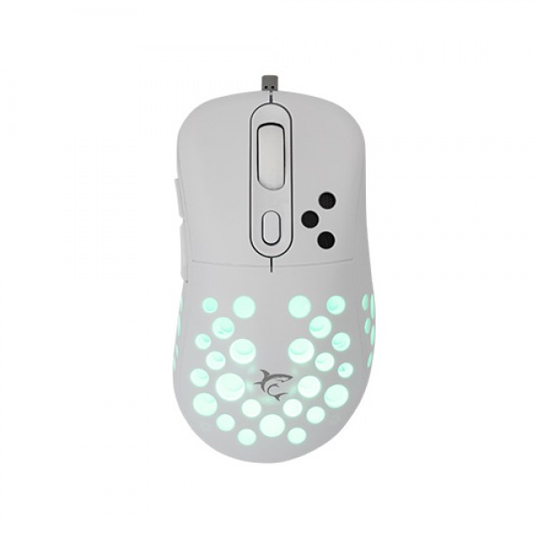 WHITE SHARK 6D GAMING MOUSE DPI 12800 GM-5013 WHITE