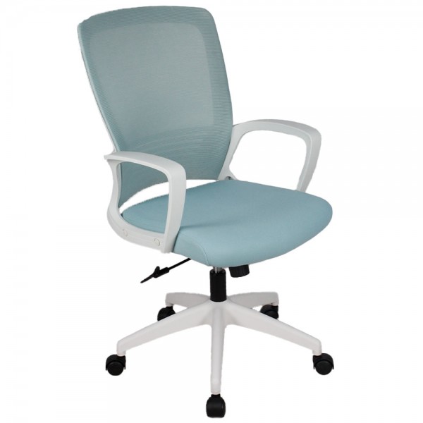 LGP OFFICE CHAIR RHEA WHITE/L.BLUE