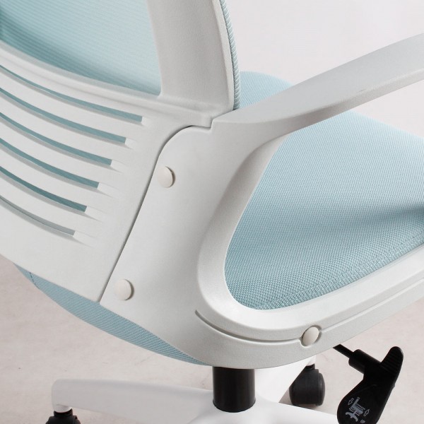 LGP OFFICE CHAIR RHEA WHITE/L.BLUE