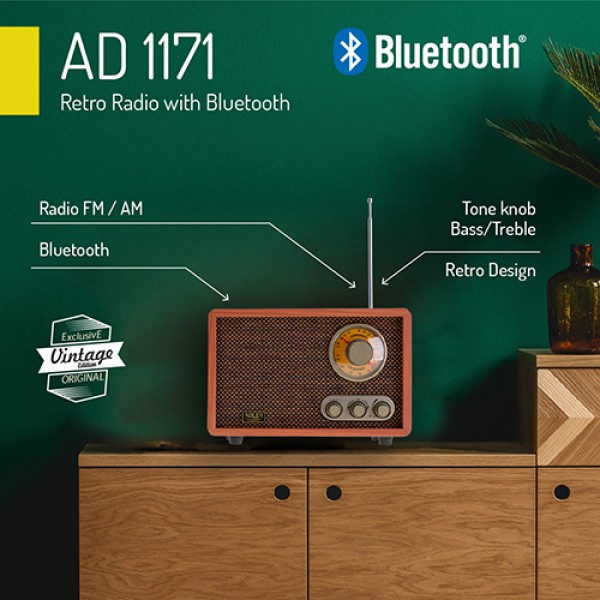 ADLER BLUETOOTH RETRO RADIO