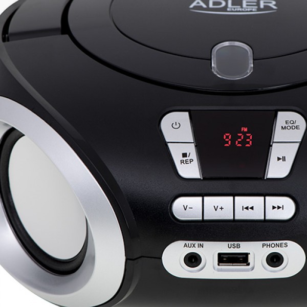 ADLER PORTABLE CD USB BOOMBOX