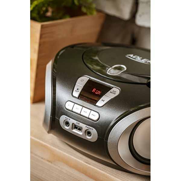 ADLER PORTABLE CD USB BOOMBOX