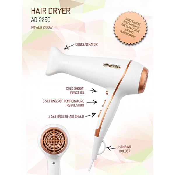 MESKO HAIR DRYER 2100W