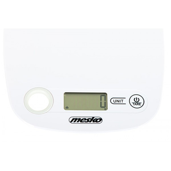 MESKO KITCHEN SCALE WITH HOLE TO HANG WHITE