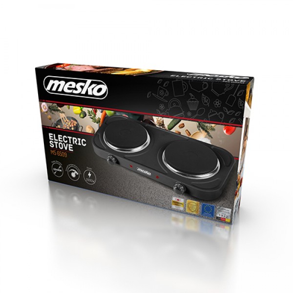 MESKO ELECTRIC STOVE TWO BURNER 2000W