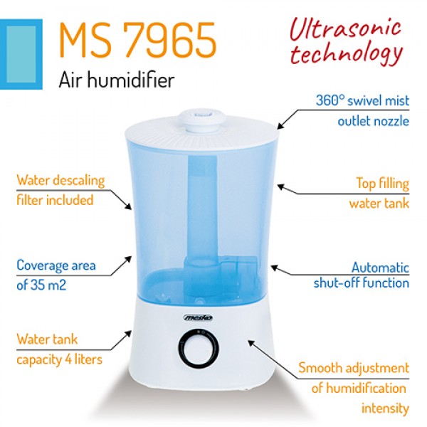 MESKO AIR HUMIDIFIER 25W 4.0L