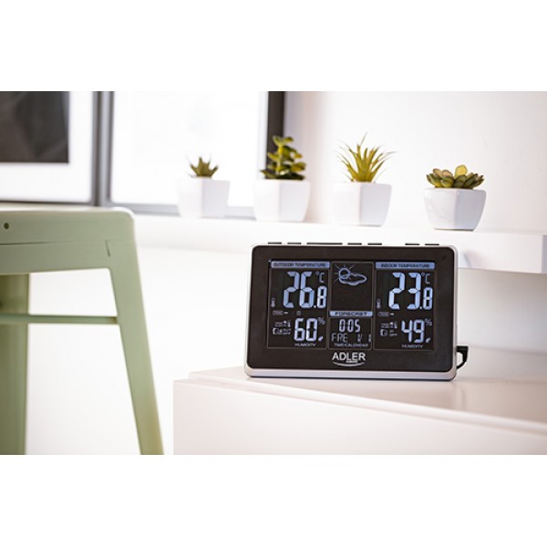 ADLER WEATHER STATION BLACK/SILVER