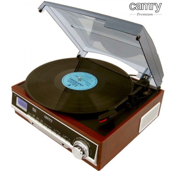 CAMRY TURNTABLE WITH BLUETOOTH/MP3/USB/SD/recording